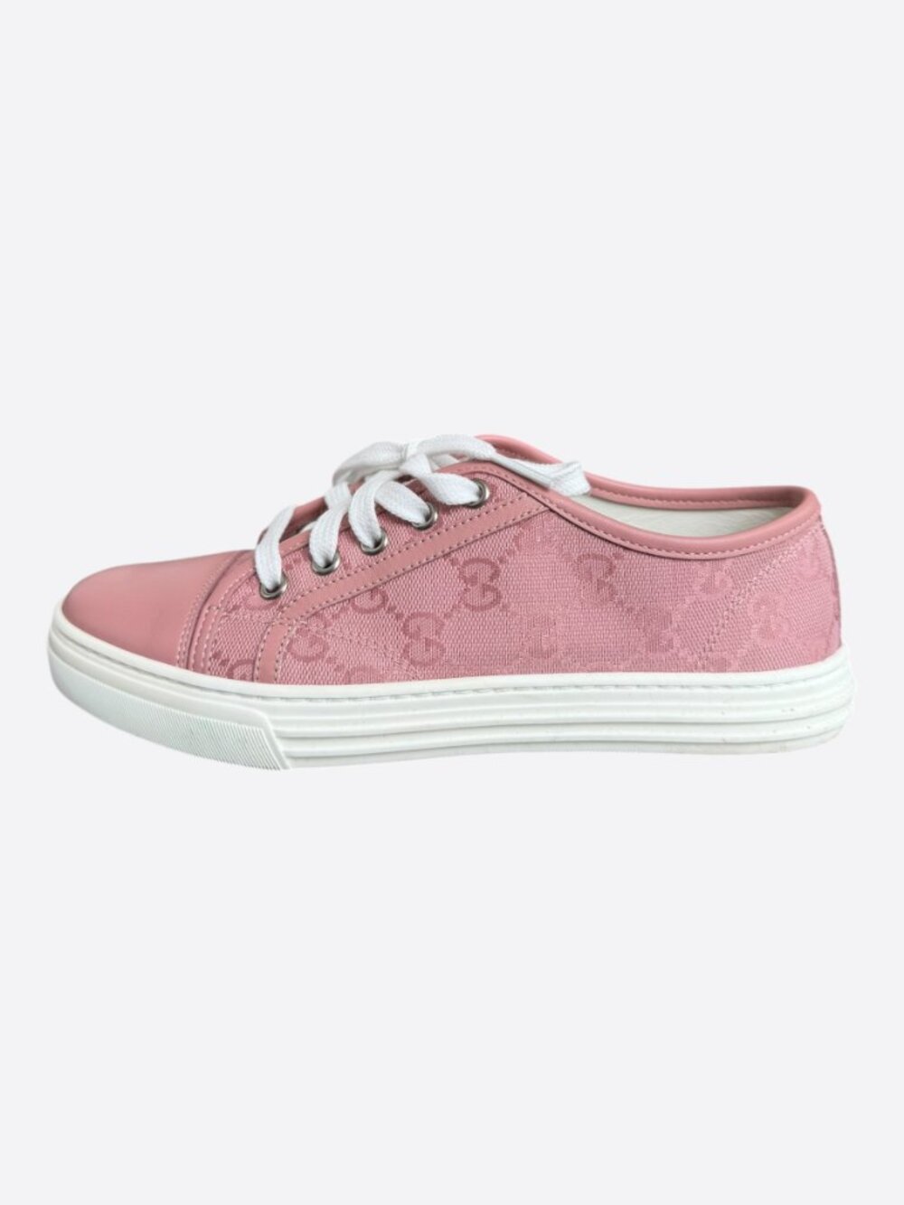 Gucci Pink GG Monogram Women's Sneaker - Picture 3 of 7